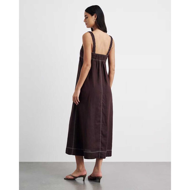 JAG Sara Linen Midi Dress image number 5